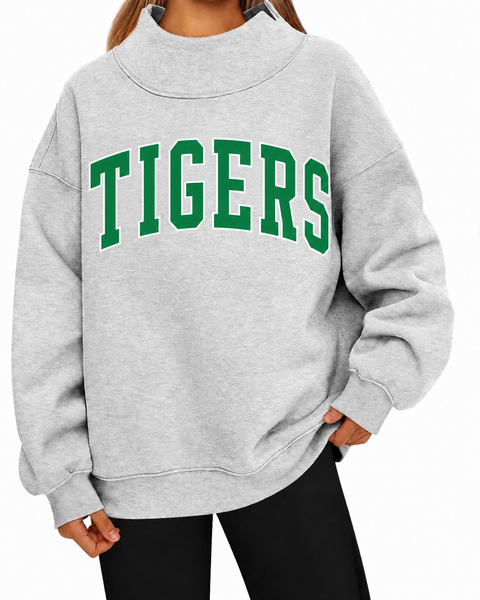 Tigers Mockneck Sweatshirts