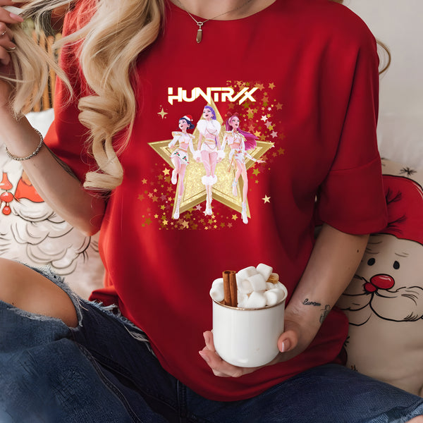 Huntrix Christmas Stars DTF