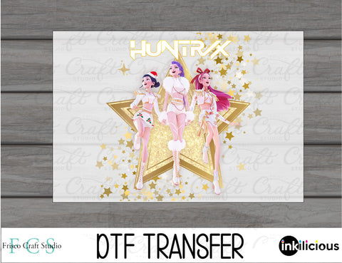 Huntrix Christmas Stars DTF
