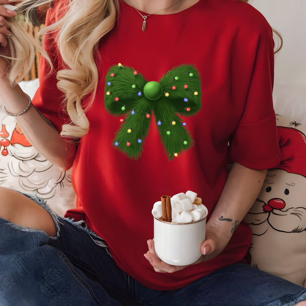 Christmas Coquette Bow DTF