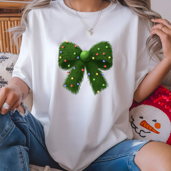 Christmas Coquette Bow DTF