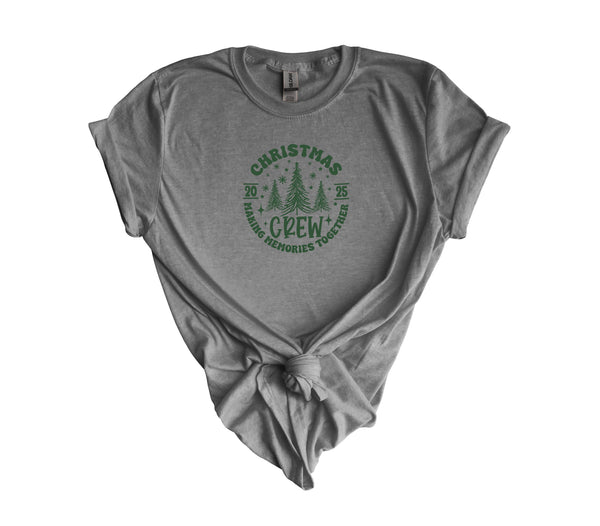 Round Christmas Crew DTF