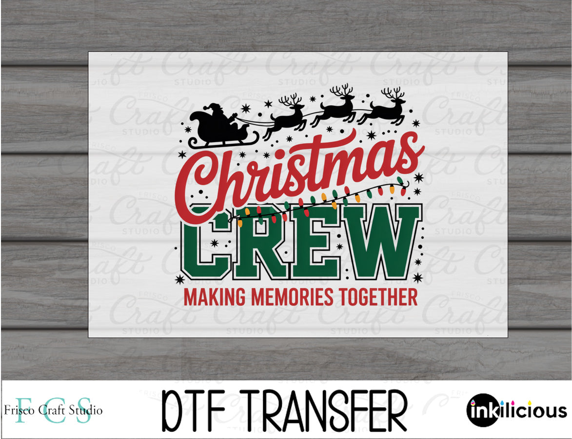 Christmas Crew Sleigh DTF