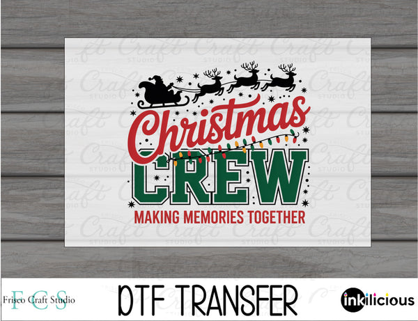 Christmas Crew Sleigh DTF