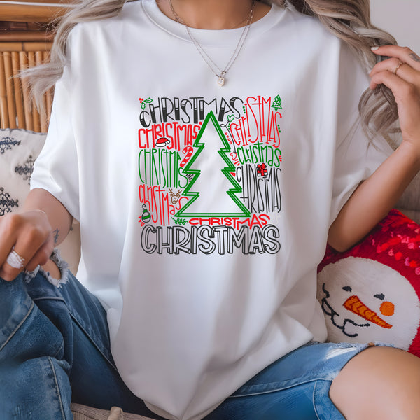 Christmas Typography DTF