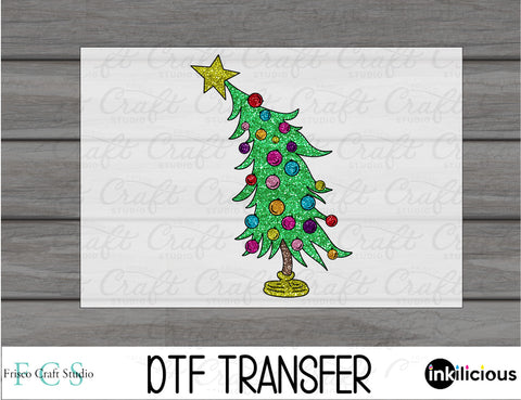 Whimsical Christmas Tree DTF