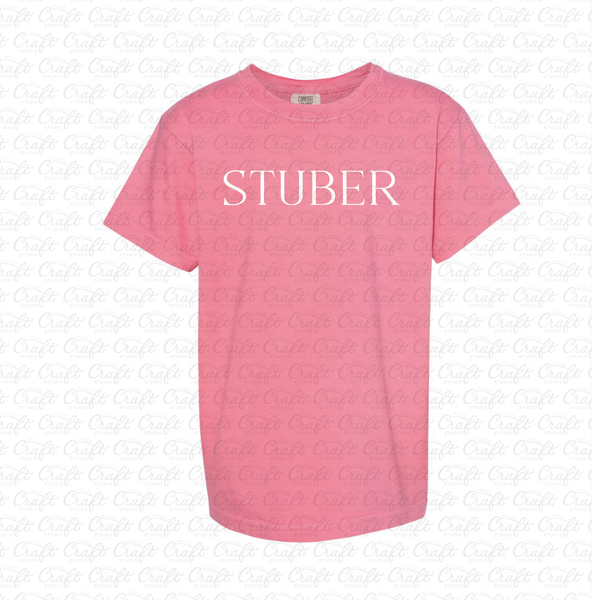 Stuber Comfort Color Shirts