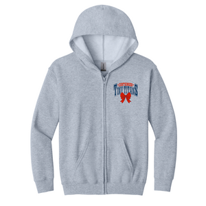Curtsinger Tiny Titans Bow Full Zip Hooded Sweatshirt