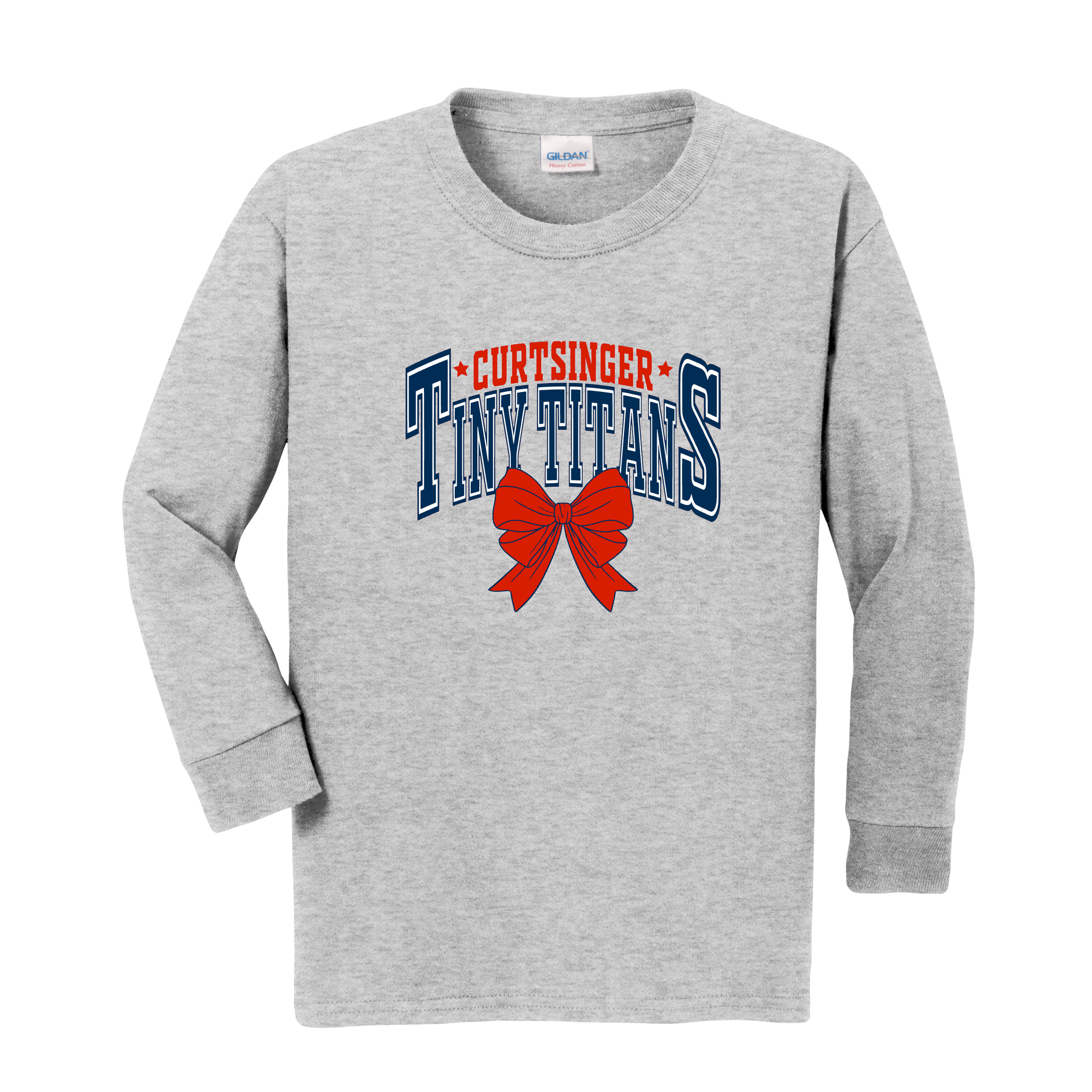 Curtsinger Tiny Titans Bow Long Sleeve T-Shirt
