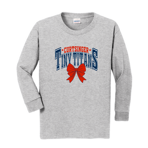 Curtsinger Tiny Titans Bow Long Sleeve T-Shirt