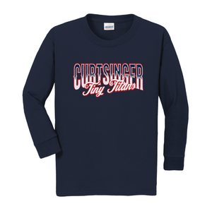 Curtsinger Navy Long Sleeve T-Shirt
