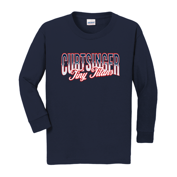 Curtsinger Navy Long Sleeve T-Shirt