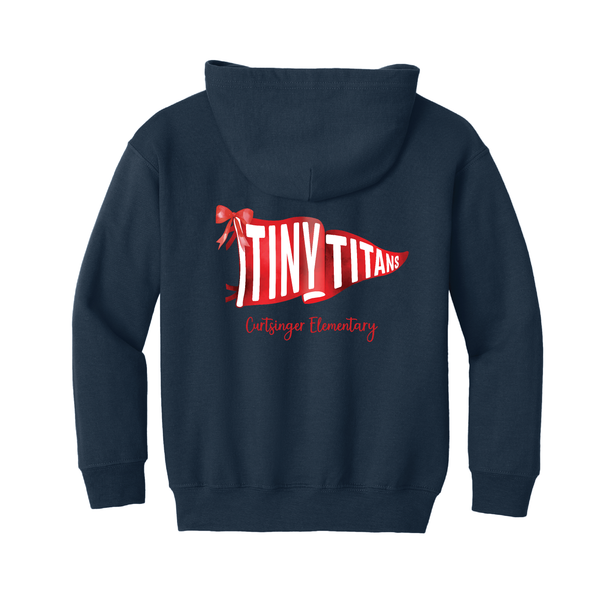 Curtsinger Tiny Titans Pennant Full Zip Hooded Sweatshirt