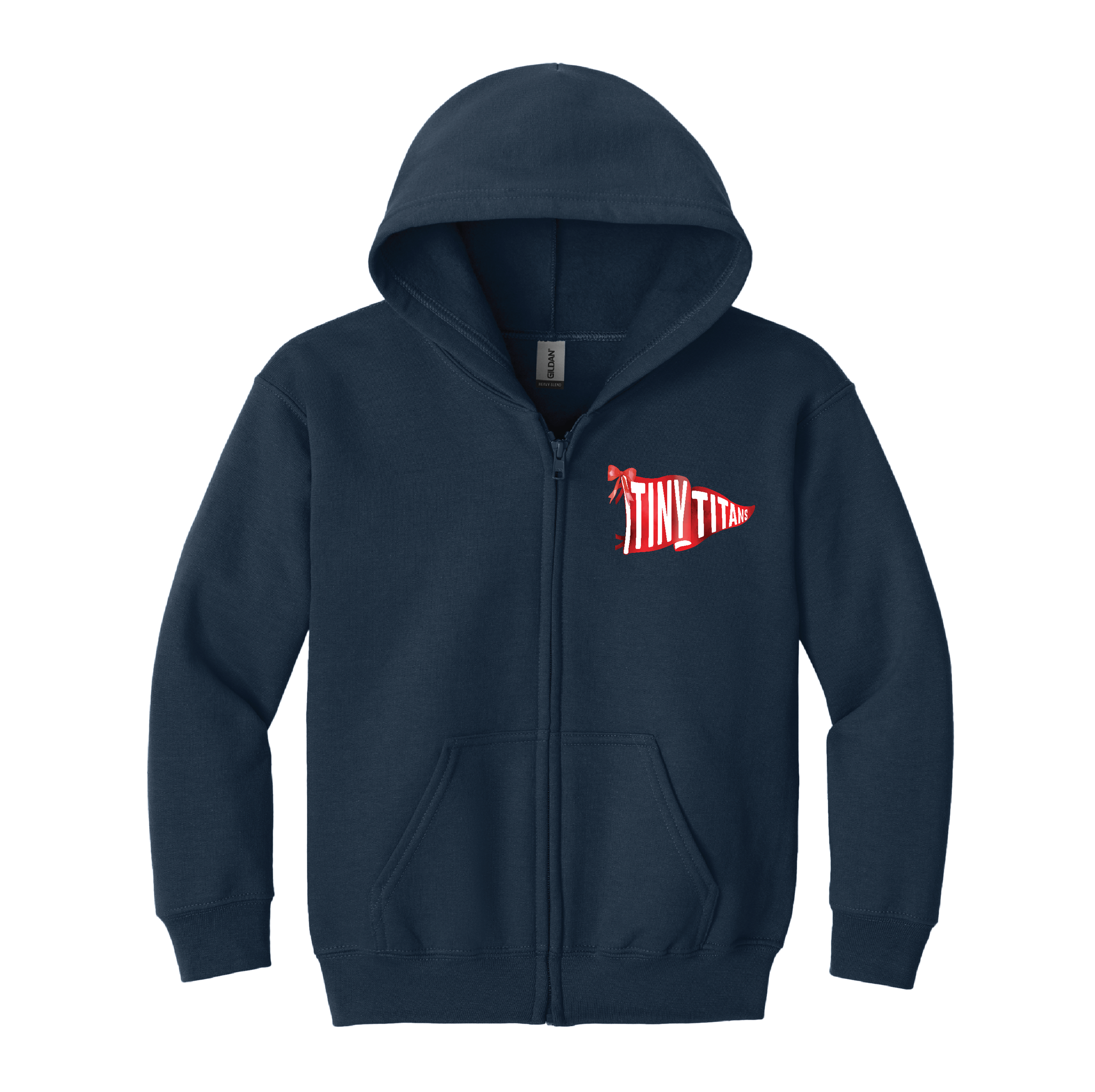 Curtsinger Tiny Titans Pennant Full Zip Hooded Sweatshirt