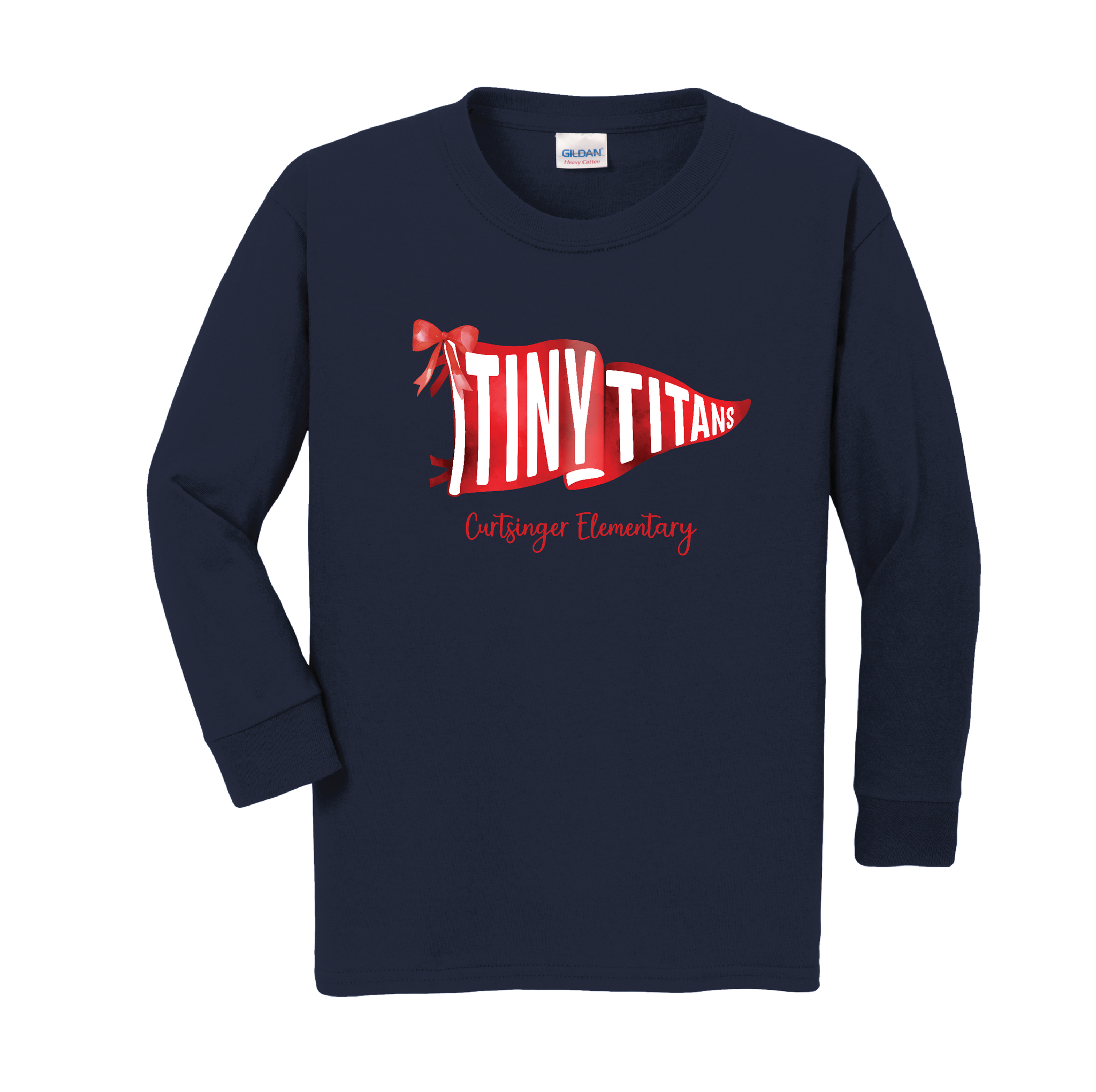 Curtsinger Tiny Titans Pennant Long Sleeve T-Shirt
