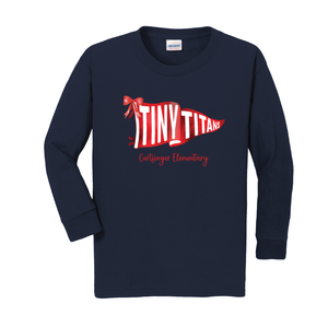 Curtsinger Tiny Titans Pennant Long Sleeve T-Shirt