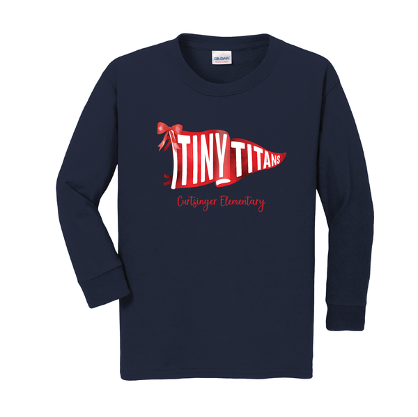 Curtsinger Tiny Titans Pennant Long Sleeve T-Shirt