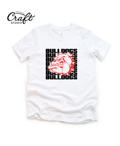 Bulldogs Stacked Cotton T-Shirt