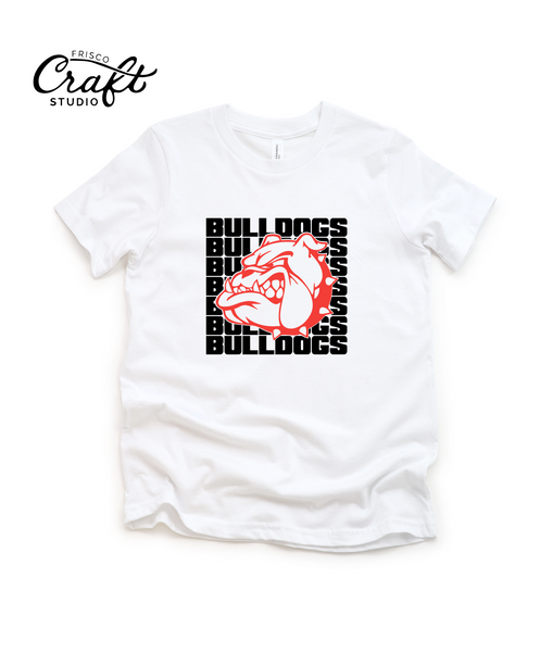 Bulldogs Stacked Cotton T-Shirt