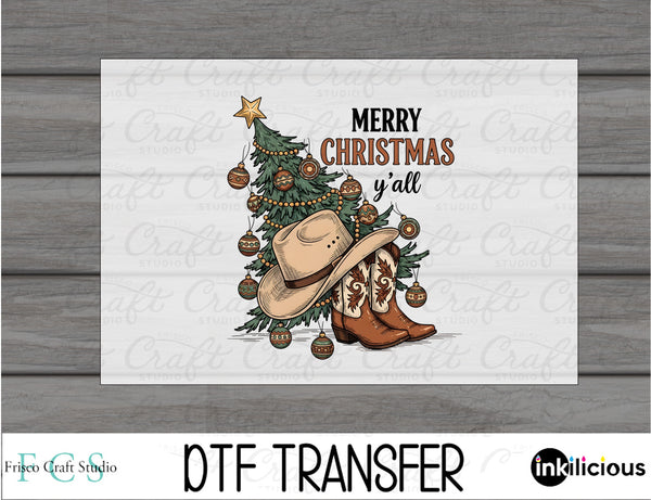 Merry Christmas Y'all DTF