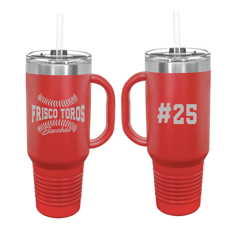 Frisco Toros Baseball Stainless Steel 40 oz Polar Camel Travel Mug