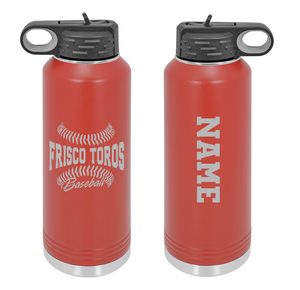 Frisco Toros Baseball Stainless Steel 32 oz Polar Camel Water Bottle