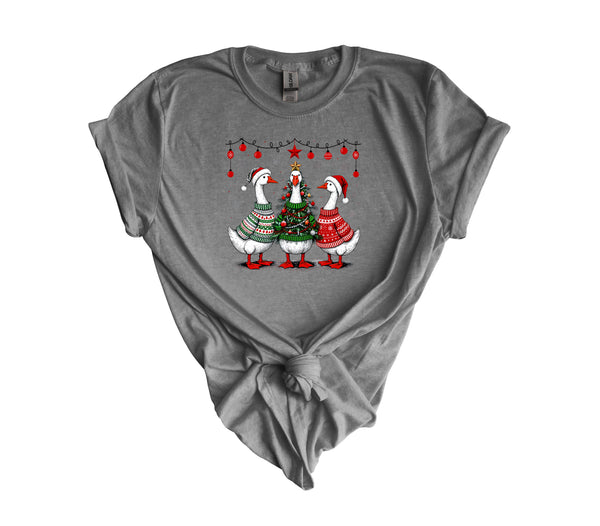Christmas Geese DTF