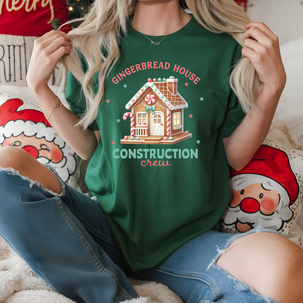 Gingerbread Construction Crew DTF