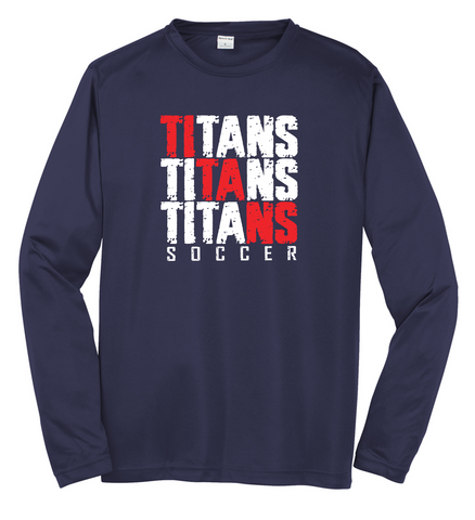 Titans Soccer Stacked Dri-Fit Long Sleeve T-Shirt