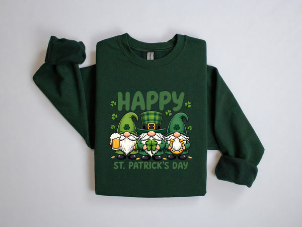 Happy St. Patrick's Day Gnomes DTF