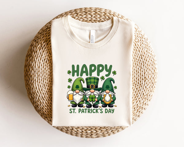 Happy St. Patrick's Day Gnomes DTF