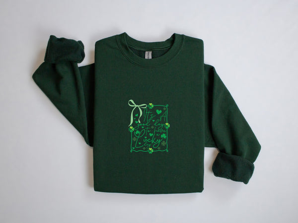 Good Day to have Luck Box and Bow DTF