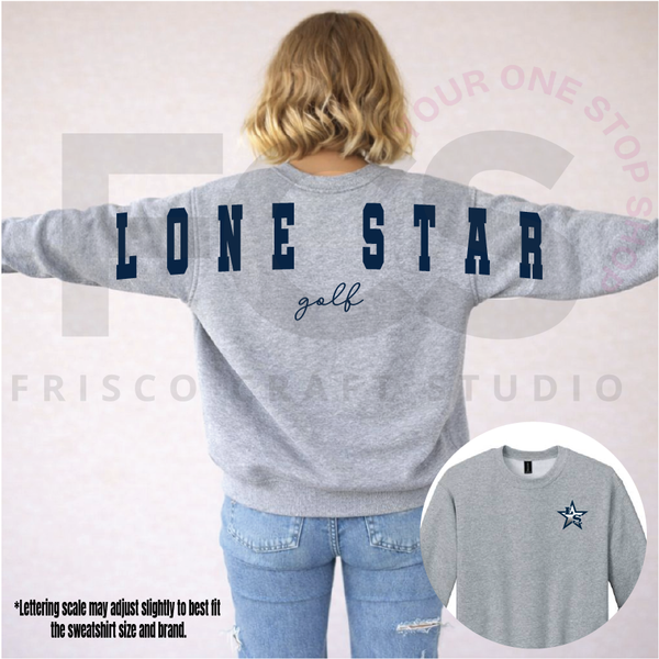 Lone Star Golf Marquee Letter Sweatshirt