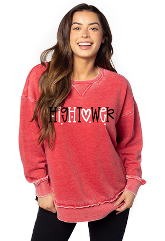Hightower - Chicka-D Ladies Burnout Sweatshirt