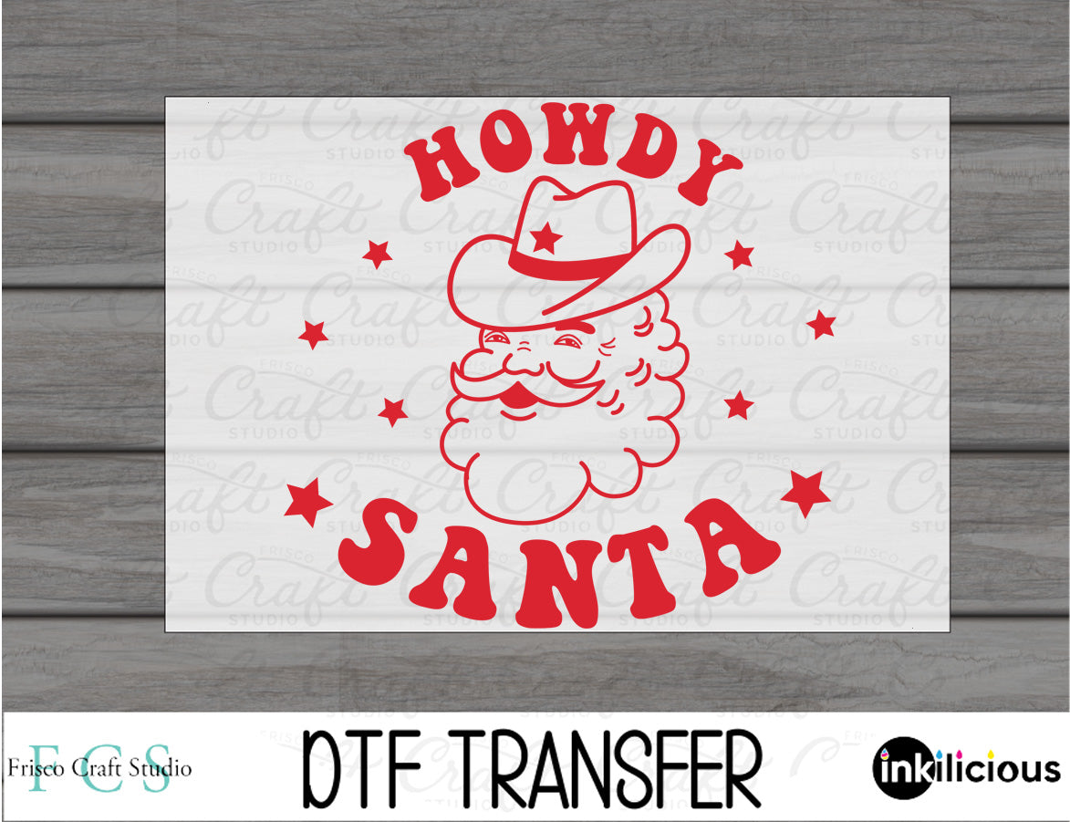 Howdy Santa DTF