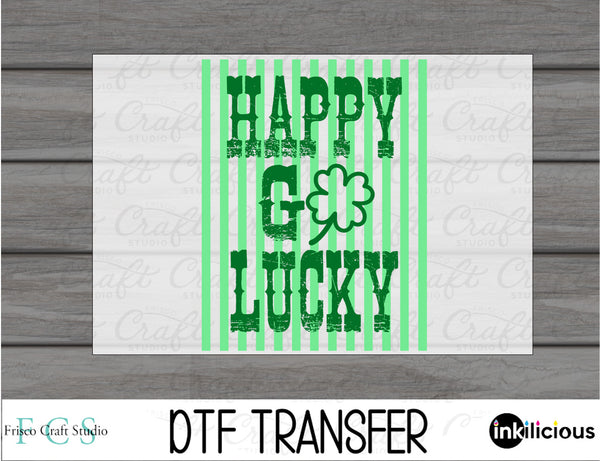 Happy Go Lucky Green DTF