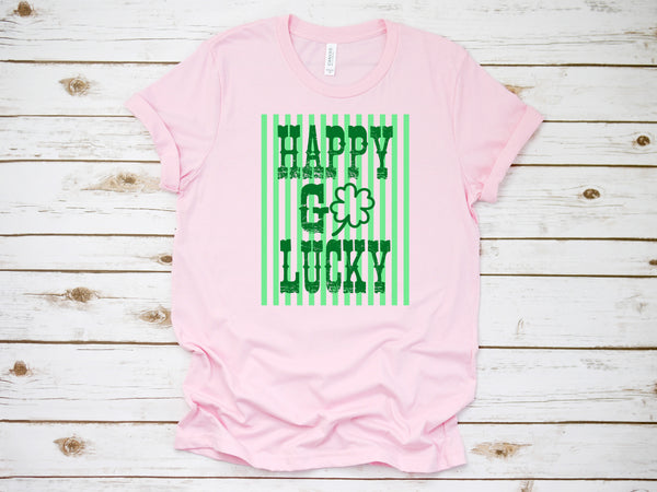 Happy Go Lucky Green DTF