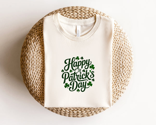 Happy St. Patrick's Day Round DTF