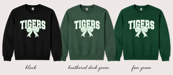 Preppy Tigers Polka Dot Sweatshirts