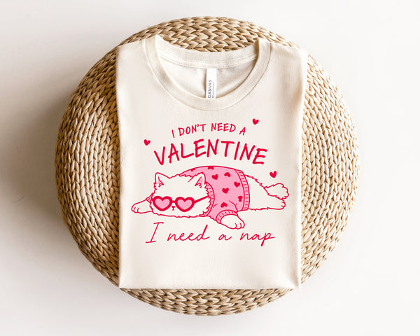 I need a nap Valentines DTF