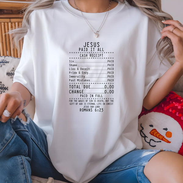 Jesus Paid it All DTF