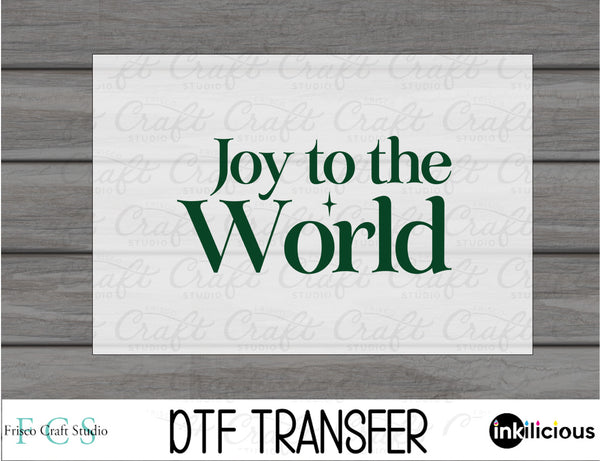 Joy to the World DTF