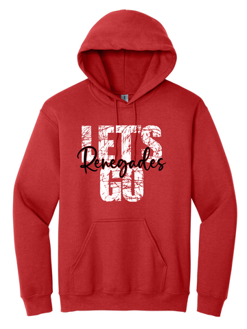 Let's Go Renegades Hoodie - Red
