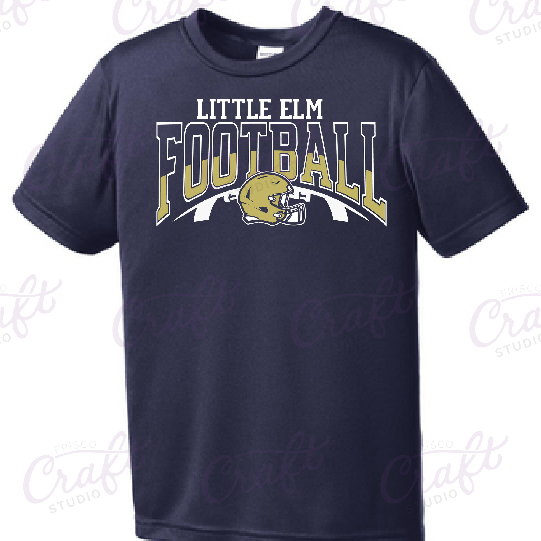 Little Elm Football_Navy Dri Fit-Lobo