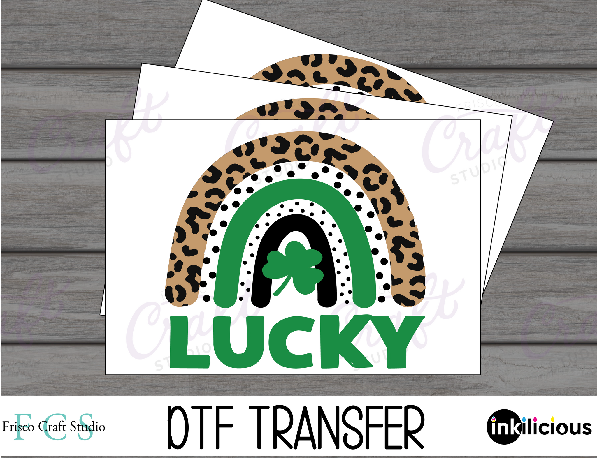 Lucky Rainbow-Direct to Film Transfer