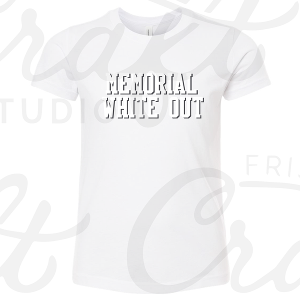 Memorial White Out Shirts
