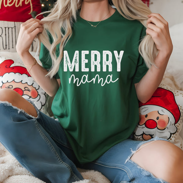 Merry Mama Distressed DTF