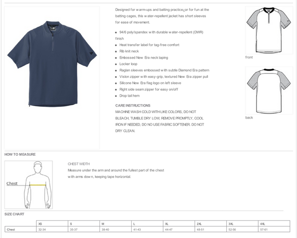 Renegades Softball Grey Cage Jacket - Option 1