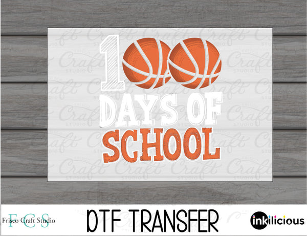100 Days Basketball DTF