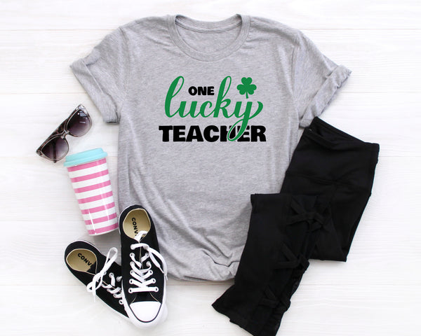 One Lucky Teacher DTF